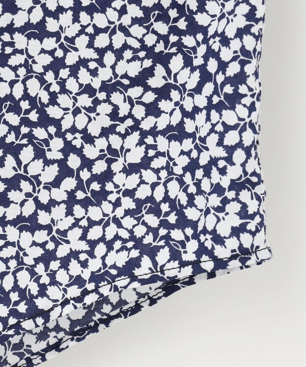 JOSEPH ABBOUD 【リバティー柄】プリントシャツ ダルブルー系5