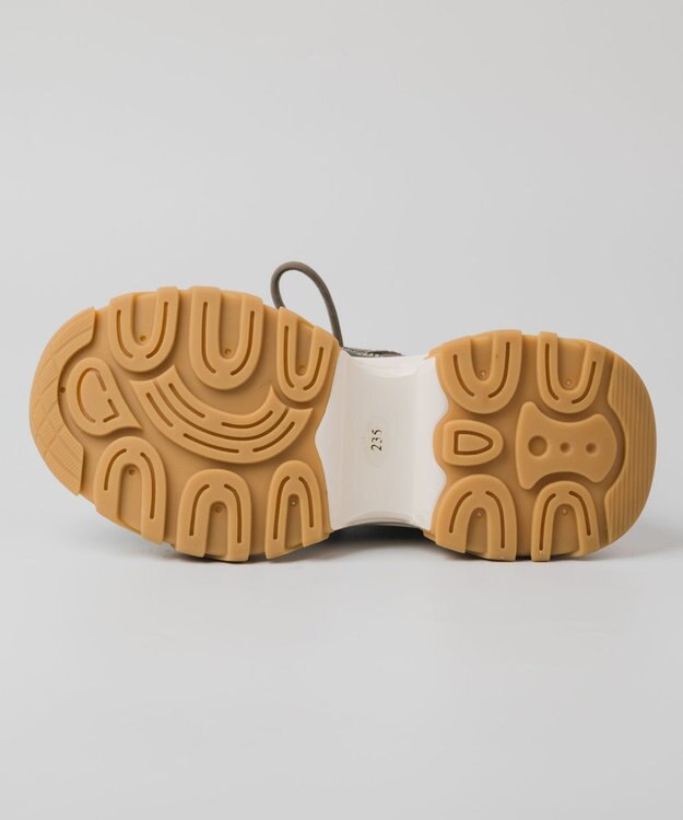 BONTRE 【PRECIEUX JOUET/プレシュウジュエ】ボリュームソールボアハイカットスニーカー ダークグレー