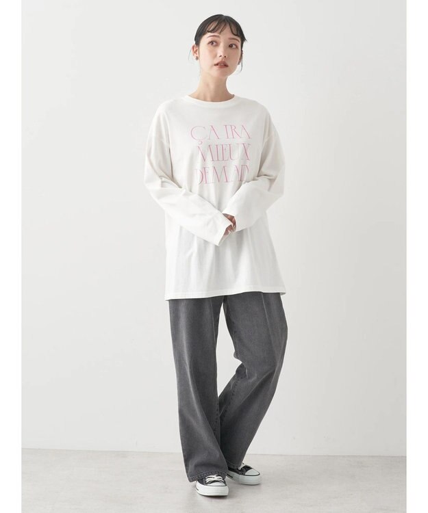 earth music&ecology ＣＡ　ＩＲＡ　ＭＩＥＵＸ　ＤＥＭＡＩＮ　ロンＴ Off White