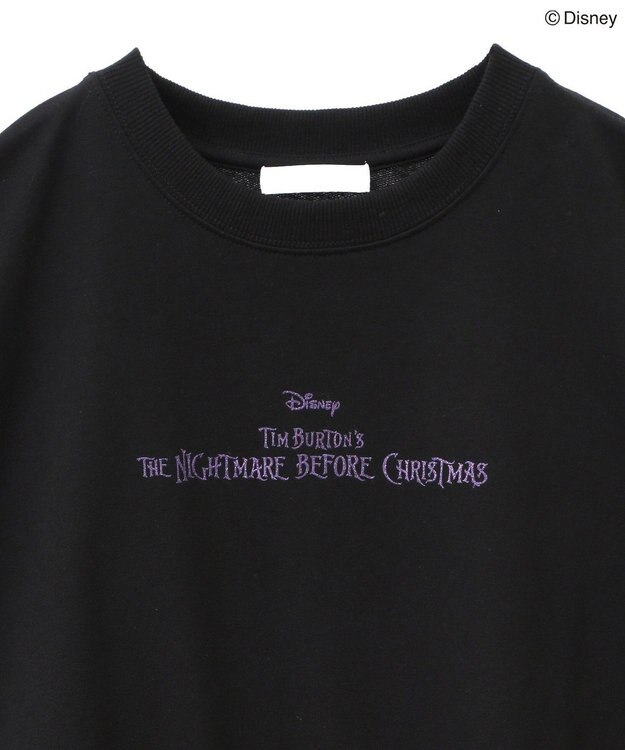 Green Parks ナイトメア／裾ドロストミニ裏毛プルオーバー Black