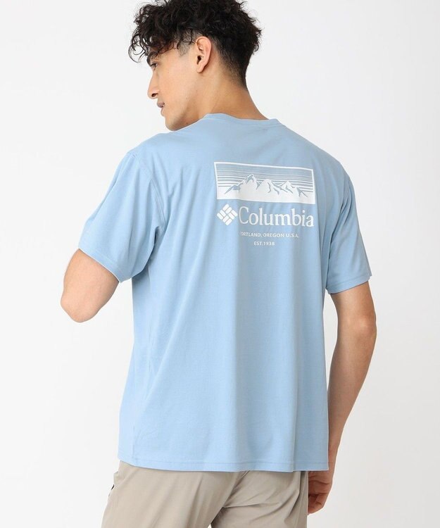 Columbia Columbia/ グレイシャルビスタグラフィックTシャツ /コロンビア Ripple Blue、 Mountain