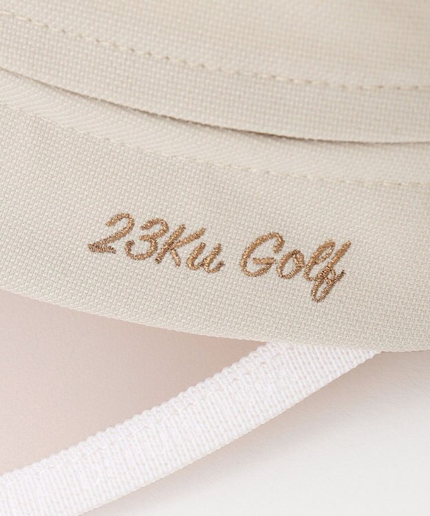 23区GOLF NEW素材NEWカラーで登場【WOMEN】【UVケア】２ＷＡＹ バイザー ベージュ系