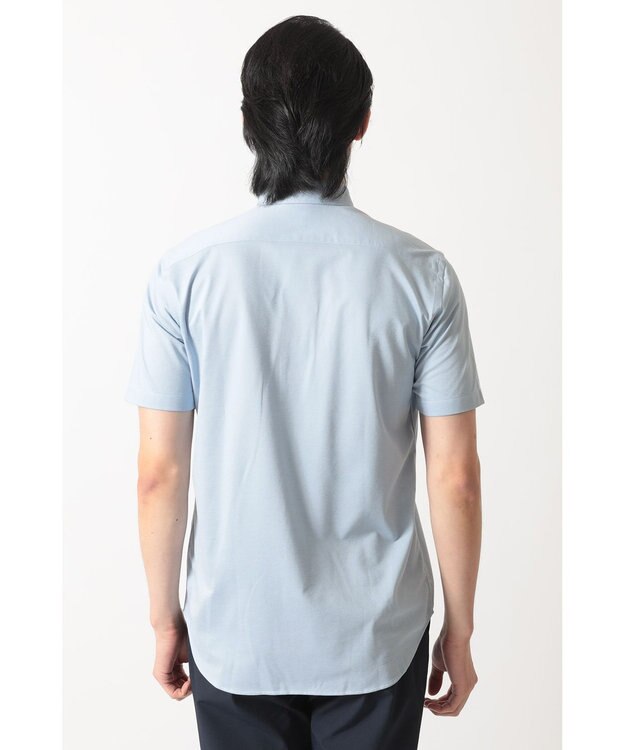 DAKS チェックカラー ボタンダウンシャツ ライトブルー