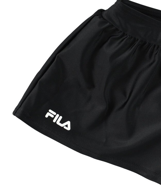 OP／FILA 【FILA】ゆったりシルエットTシャツ付き水着３点セット ブラック