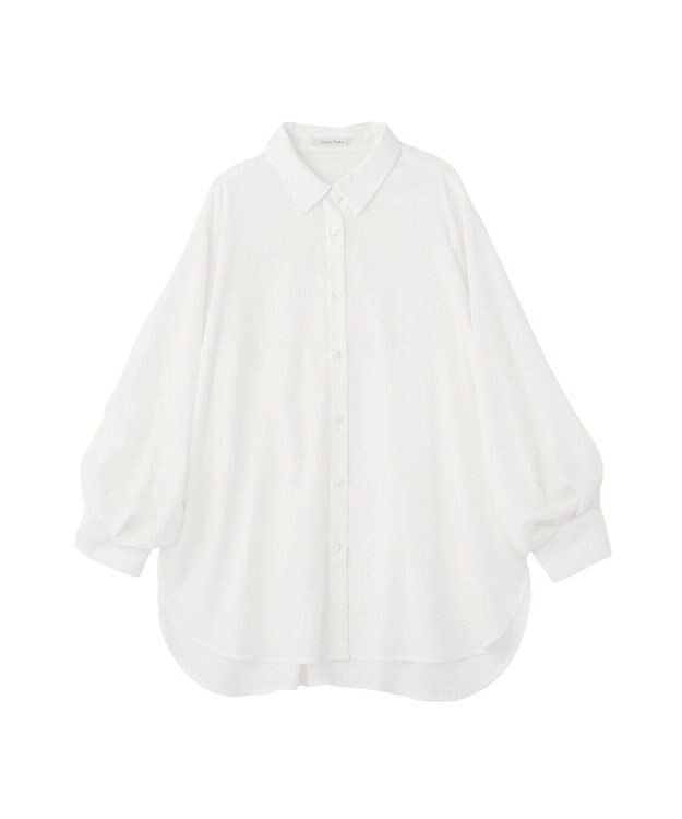 Green Parks 【しゃれシャツ】イージーケアシャーリングシャツ Off White
