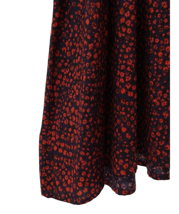 CRAFT STANDARD BOUTIQUE レーヨンキルト切替ワンピース Navy