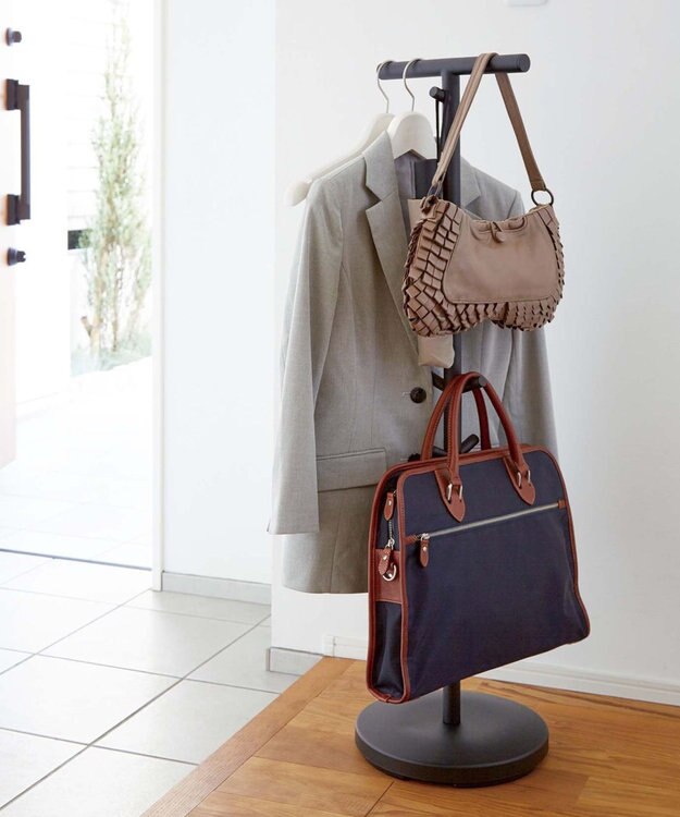 tower ランドセルスタンド スマート ブラック ブラック