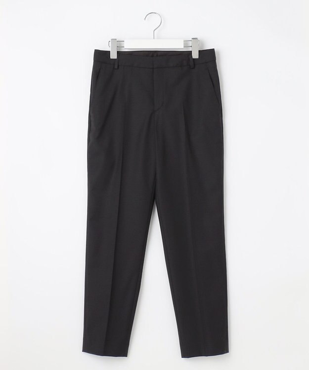 23区 S 【セットアップ対応】ファインネスウール テーパード パンツ ブラック系