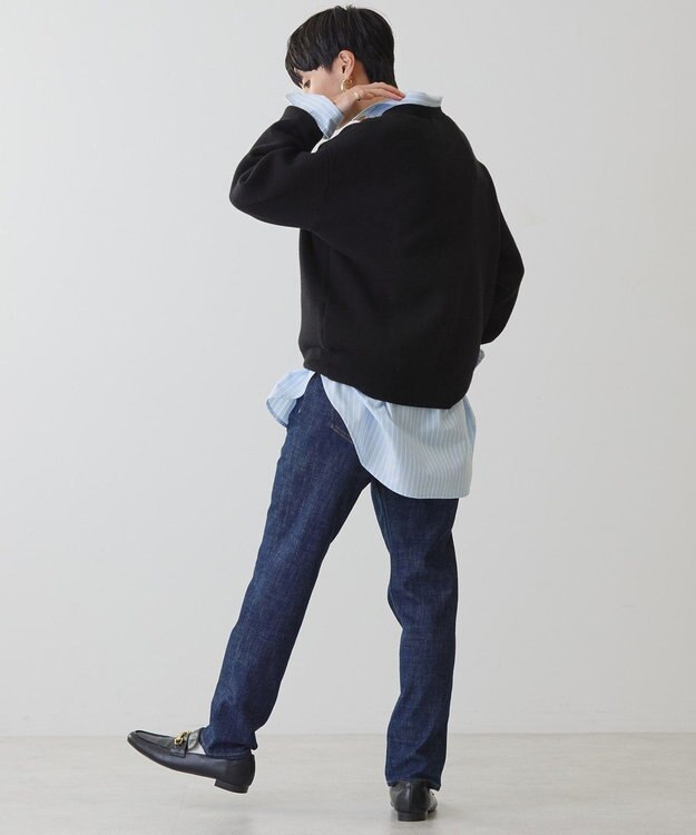 AMERICAN HOLIC バイパチＴＨＡＮＫＳ．ジャガードニットＰＯ Black