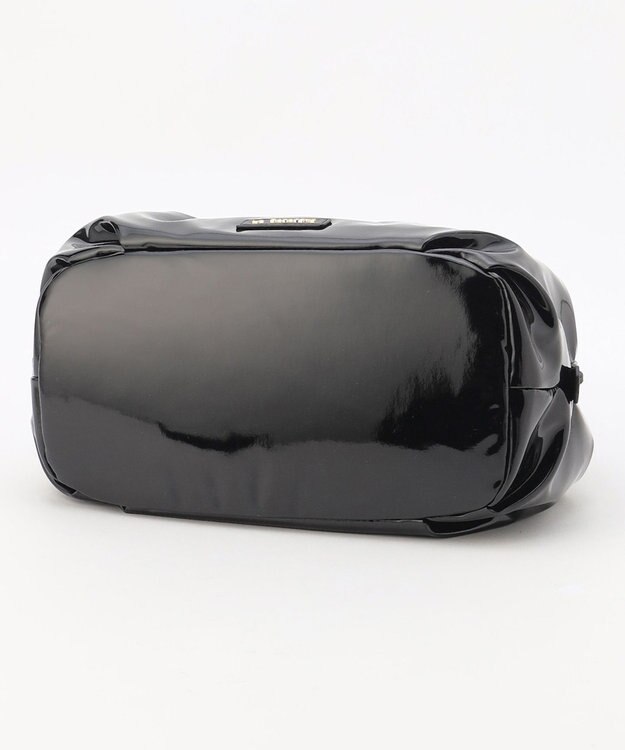 LA BAGAGERIE ソフトエナメル2WAYハンドバッグ Mサイズ ブラック