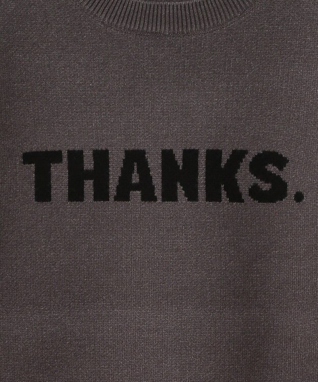 AMERICAN HOLIC バイパチＴＨＡＮＫＳ．ジャガードニットＰＯ Gray Mixture