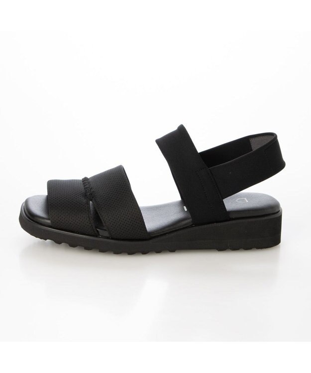 MODE ET JACOMO <D'ICI>ストレッチフィットサンダル ブラック