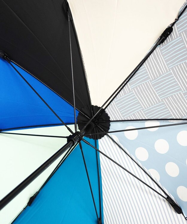 +RING レディース向け プラスリング 長傘60cm BLU T1279 青