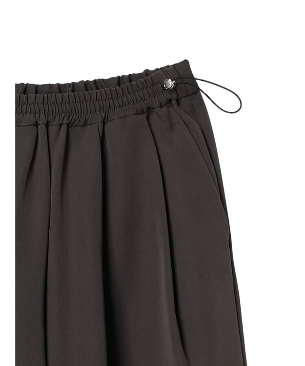 Green Parks ・ＥＬＥＮＣＡＲＥ　ＤＵＥ　ウエストドロストパンツ Charcoal Gray