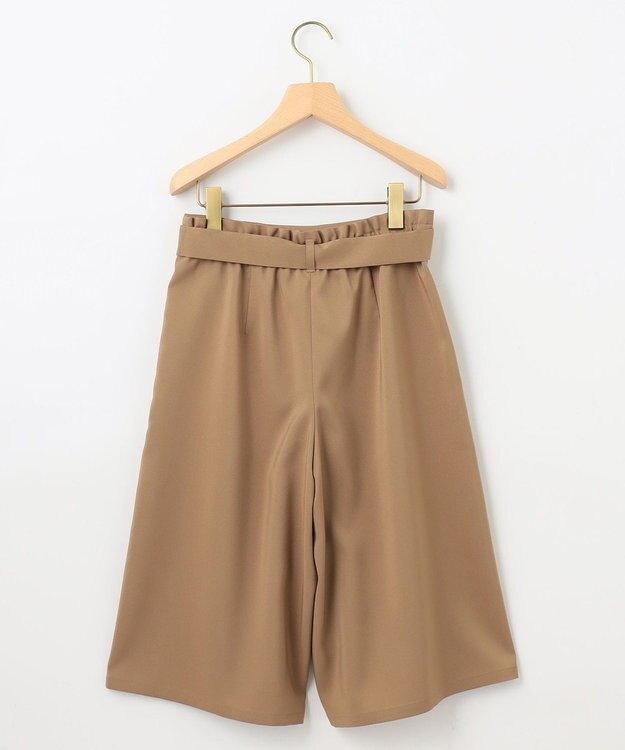 組曲 【WEB限定】オシャクロスキュロットパンツ ベージュ系