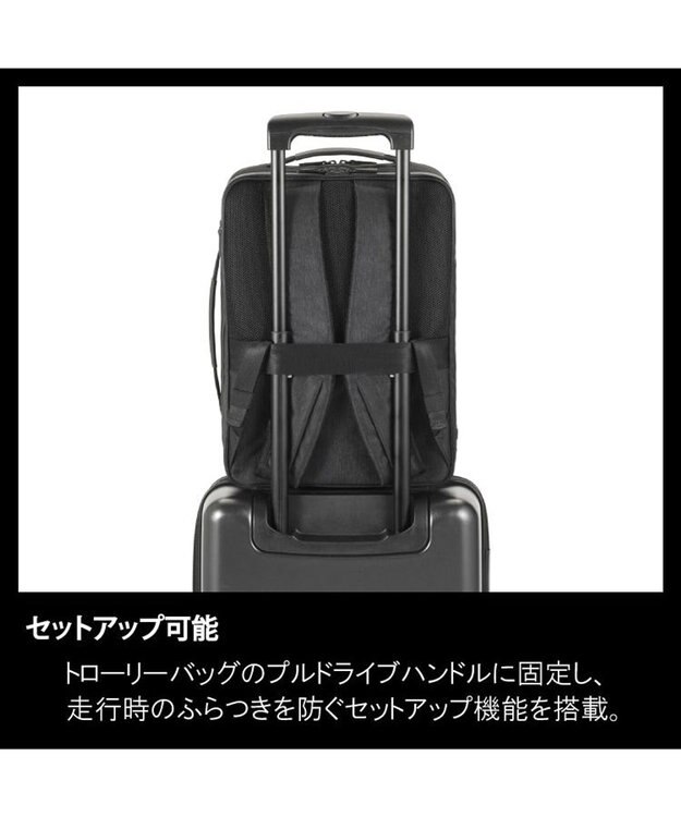 ACE BAGS & LUGGAGE ace. ガジェタブル ヘザー2 ビジネスリュック 2気室 14L 68292 エース ブラック