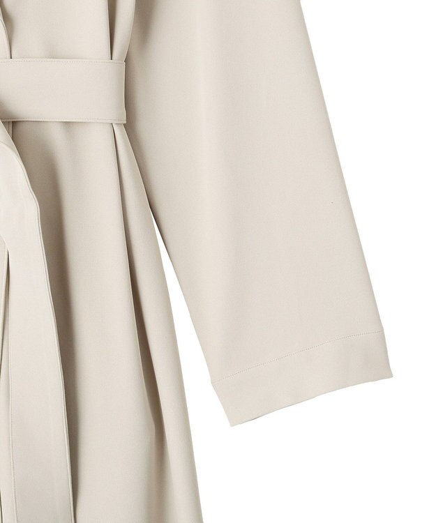 YECCA VECCA 【UVカット/花粉ガード】素材MIXトレンチコート Gray Beige