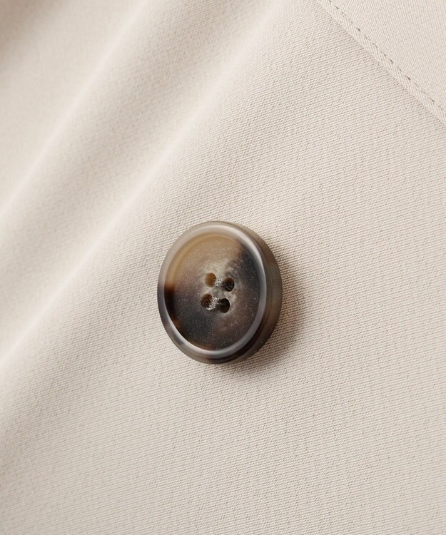 YECCA VECCA 【UVカット/花粉ガード】素材MIXトレンチコート Gray Beige