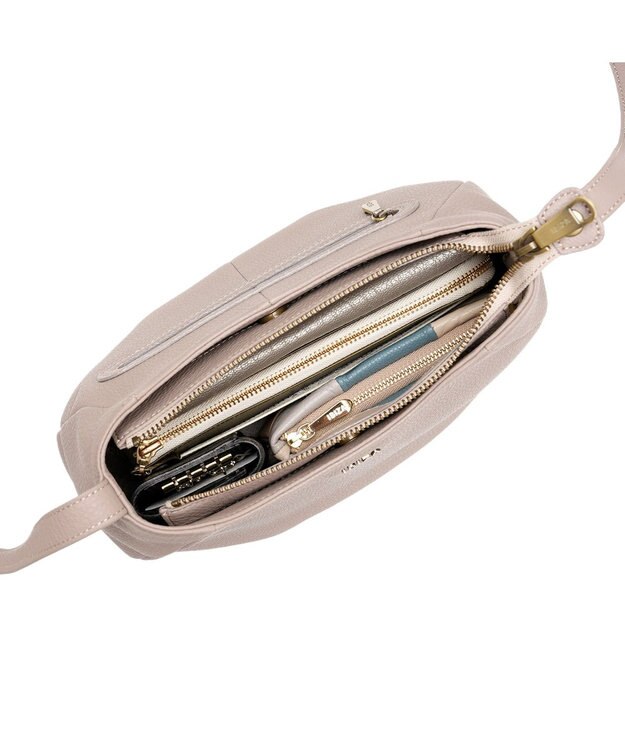 IBIZA ボンダード　ショルダーバッグ ピンクベージュ