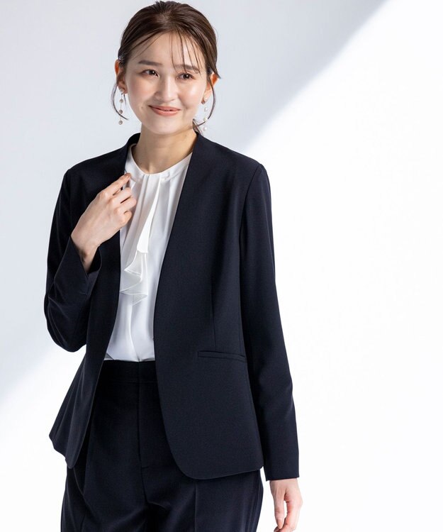 ANY SIS 【洗える】ボウタイ ブラウス オフ