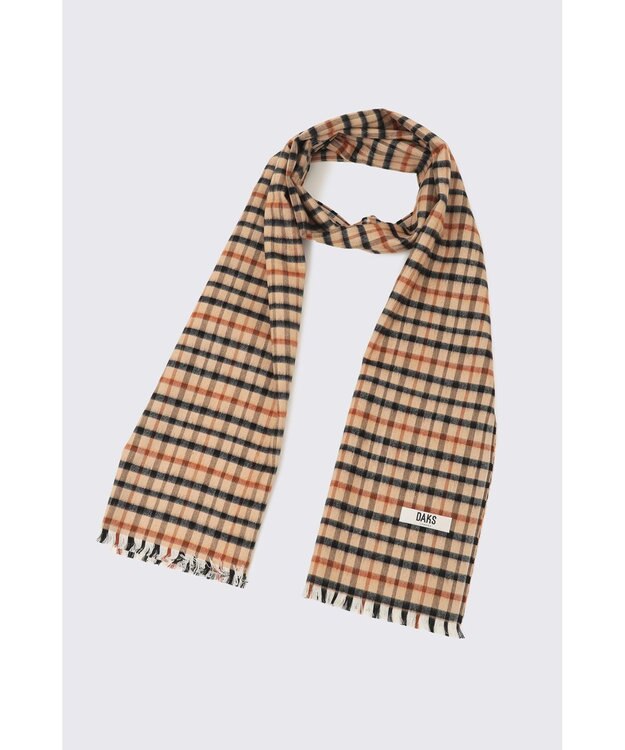 DAKS ハウスチェックシルクマフラー ハウスチェック