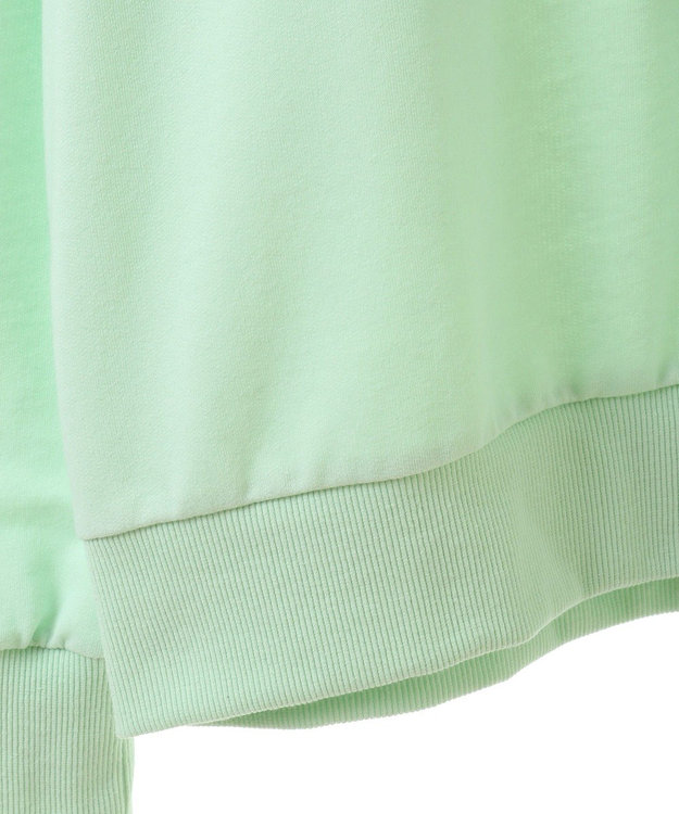 Green Parks ピノキオ／刺繍ミニ裏毛プルオーバー Light Green