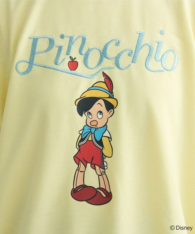 Green Parks ピノキオ／刺繍ミニ裏毛プルオーバー Lemon Yellow