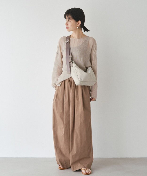 russet ナイロン2WAYミニショルダーバッグ(SF-261) Ecru