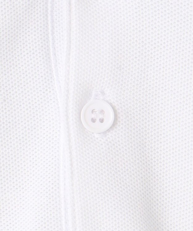 J.PRESS KIDS 【110-130cm】40/2鹿の子 長袖 ポロシャツ ホワイト系