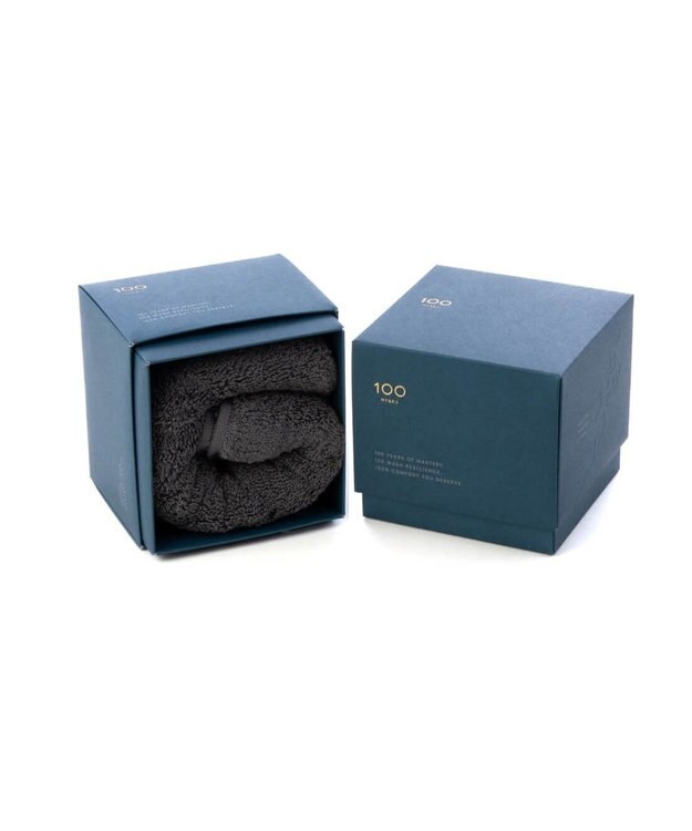 PRESENTERS ROOM 100（HYAKU） / 今治フェイスタオル グレー -