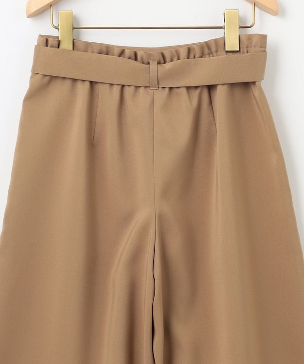 組曲 【WEB限定】オシャクロスキュロットパンツ ベージュ系