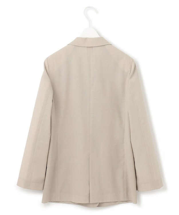 ICB 【洗える】 サマーウールトロ テーラードジャケット ライトオリーブ系