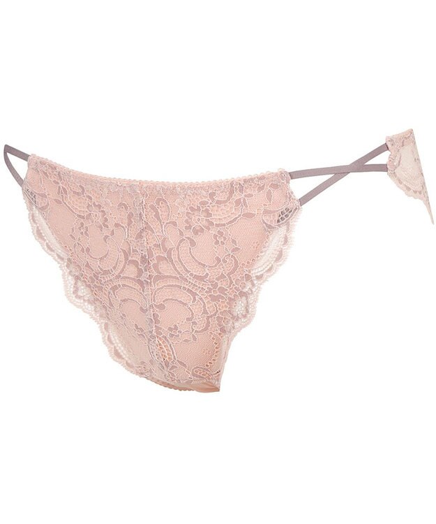 WACOAL Tバック ショーツ 【重力に負けないバストケアBra】 はきこみ丈あさめ BRA184とペア バックのかぶり広め レディース PRA484 /ワコール ピーチ