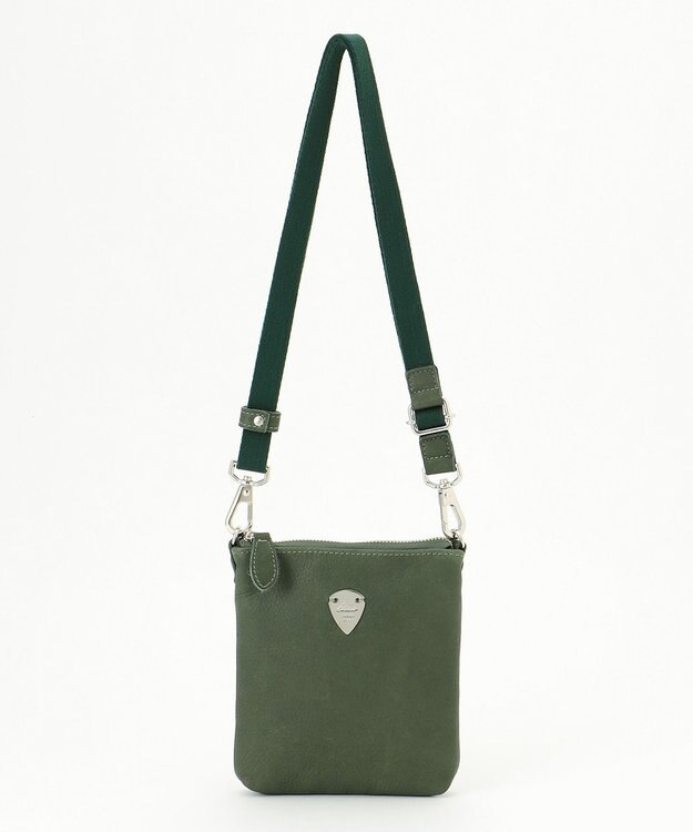 UNBILLION Otias クローム鞣し素上げ牛革モバイルSD グリーン