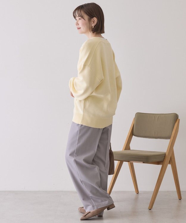 AMERICAN HOLIC Ｖネックニットカーディガン Yellow