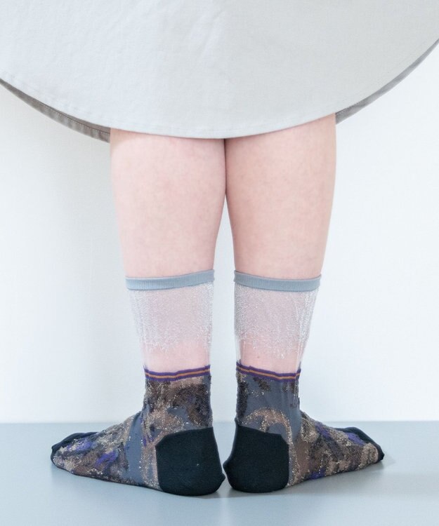 COQ フワリ シアーラメソックス ブラック