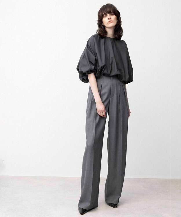 NAVE 【Nave】コットンブロード ブラウス スレート系