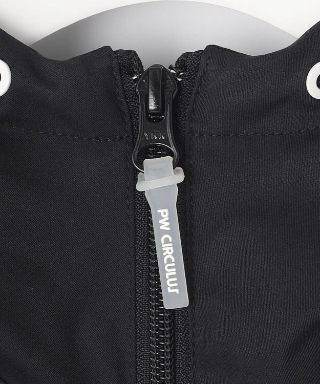 PW CIRCULUS 今が旬！【WOMEN】【洗える/ストレッチ】ジップアップ フーデッド ブルゾン ゴルフウェア レディース ブラック系