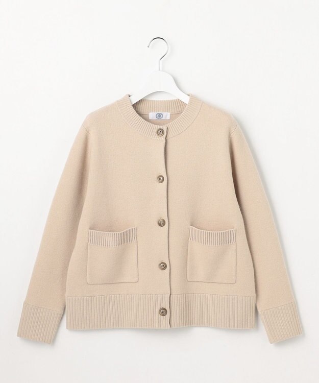 J.PRESS LADIES S CAT ニット カーディガン ベージュ系