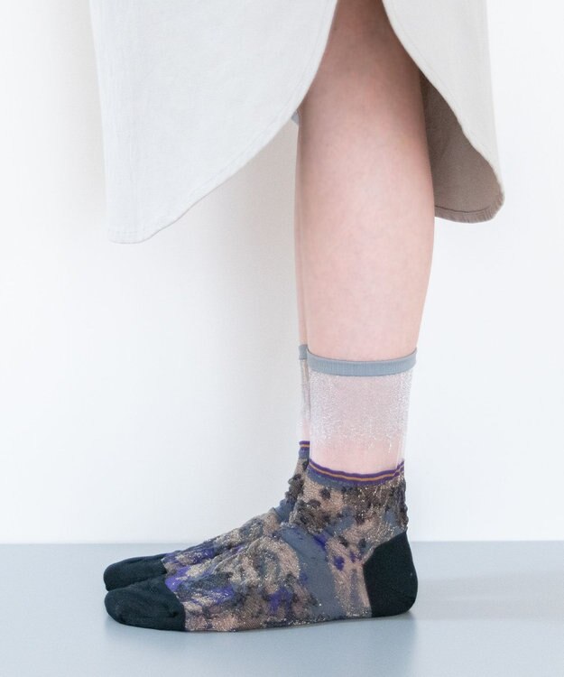 COQ フワリ シアーラメソックス ブラック