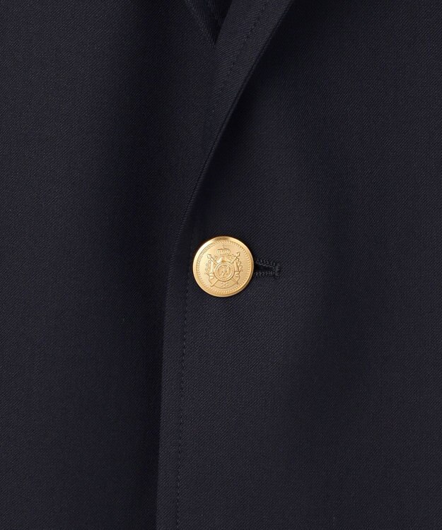 J.PRESS YORK STREET 【UNISEX】シングルブレザー / 3B / 金釦 / 背抜き ネイビー系