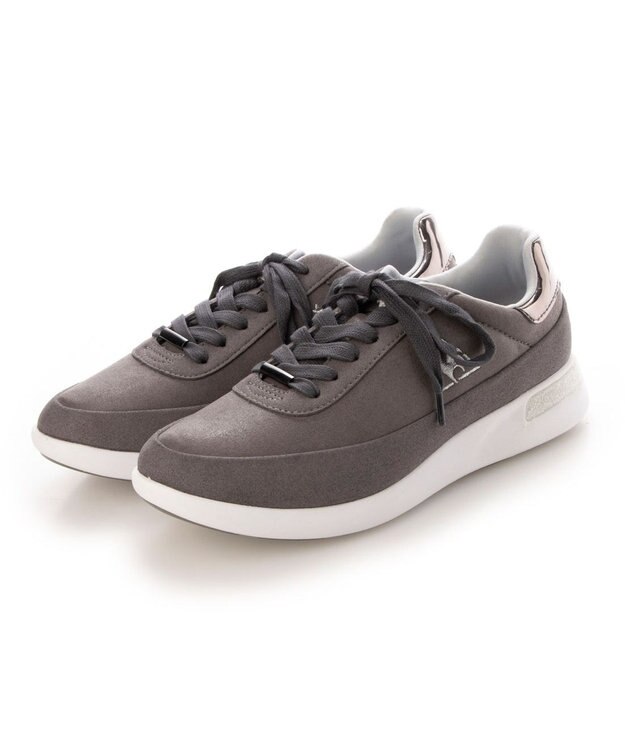 Riz raffinee <Riz raffinee>【le coq sportif×Riz raffinee】レースアップスニーカー グレー