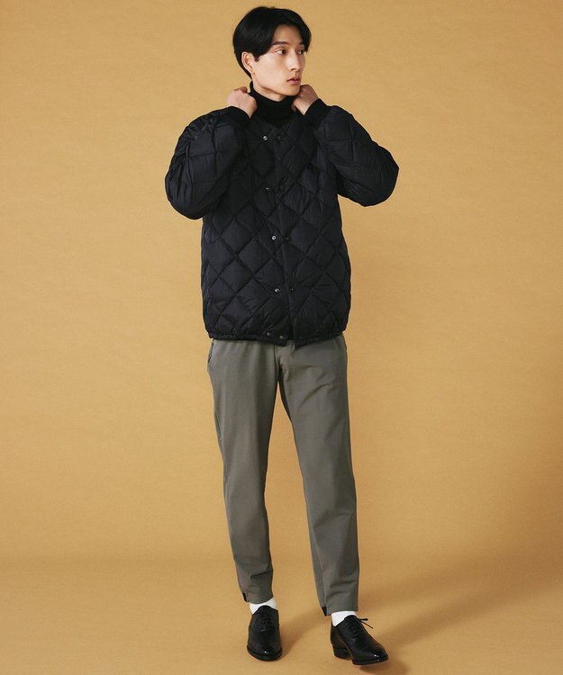 UNFILO 【MEN】UNFILO × TAION キルティングブルゾン ブラック系