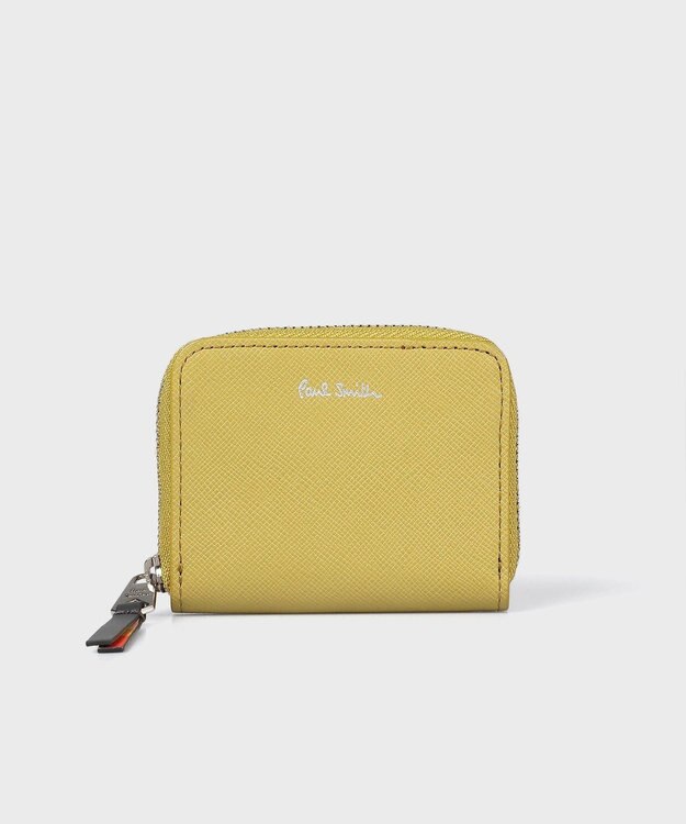 Paul Smith アーティストストライププラー コインケース イエロー
