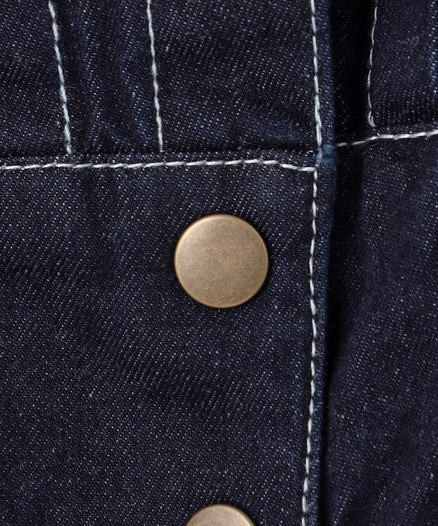 Feroux デニムミディ ワンピース ネイビー系