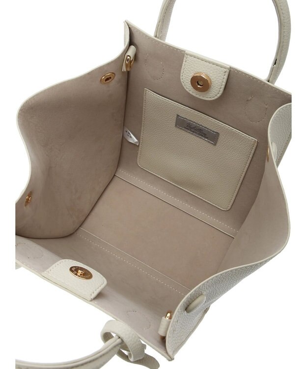 Green Parks ・ｃａｃｈｅ　ｃａｃｈｅ　サイドボタン２ＷＡＹトート Ivory