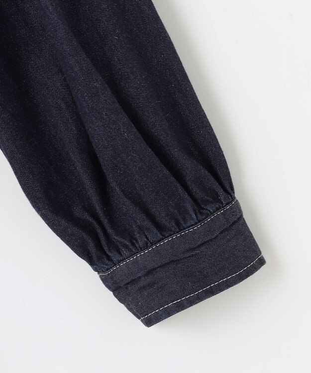 Feroux デニムミディ ワンピース ネイビー系