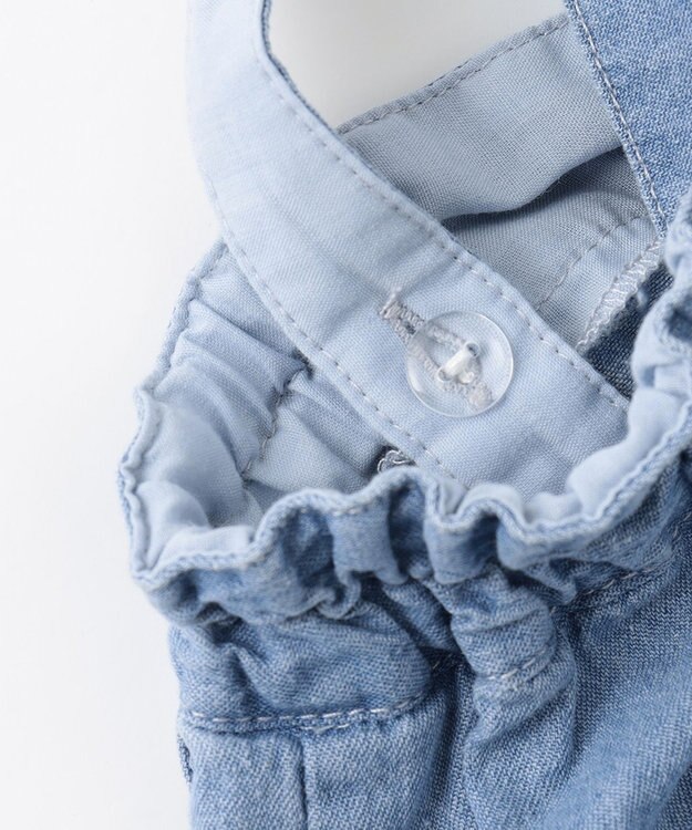 ANY KIDS デニム ガウチョパンツ ブルー