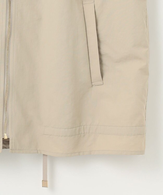 自由区 【撥水加工・UVケア・洗える】ライトグログラン ブルゾン ベージュ