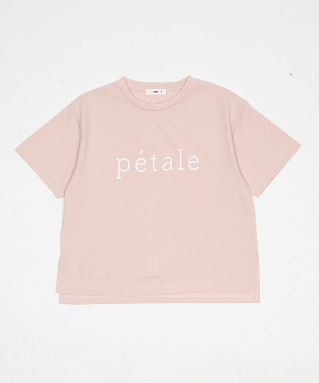 WEGO 【2026春夏新作】接触冷感プリントロゴT ライトピンク